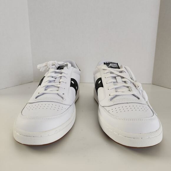 Saucony Men\'w Jazz Court Sneaker, White/Black, 12 Medium main image 6